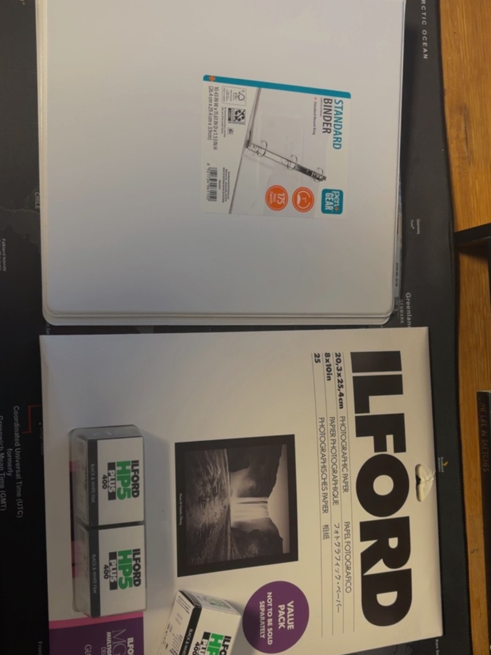 IlFord White Photo Paper and White Standard Binder Pack